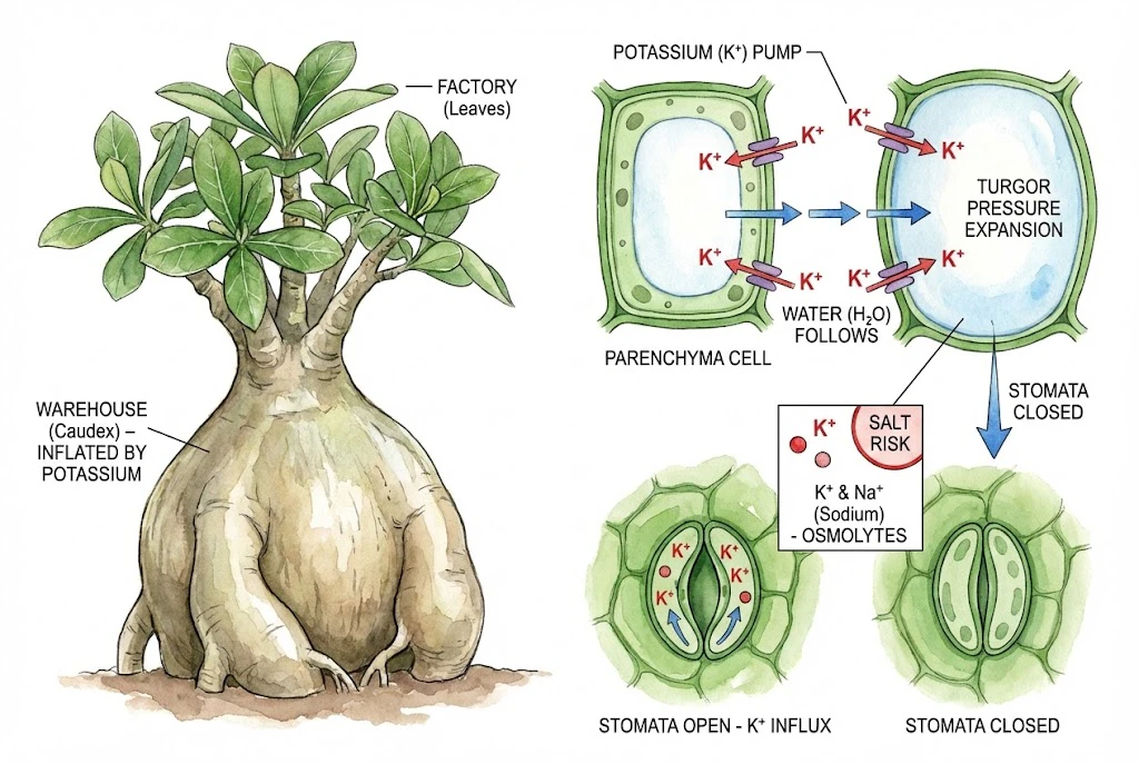 Respuestas de la copa de Adenium a distintos tratamientos nutricionales