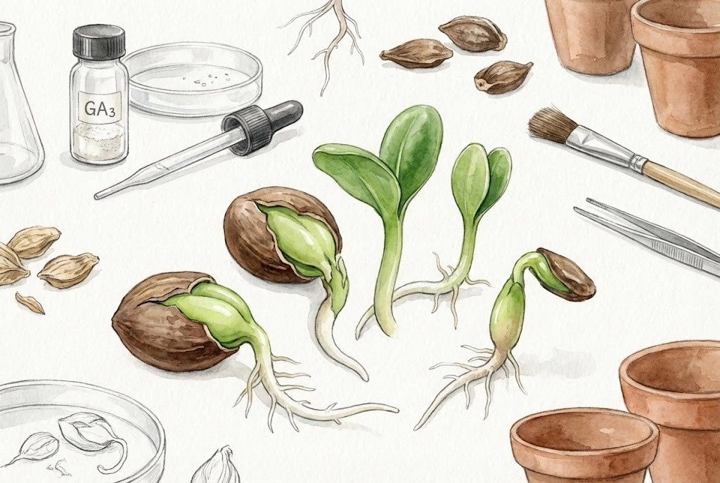 GA3 Treatment for Caudex Seeds: Dosage, Soak Time & Expert Germination Protocols