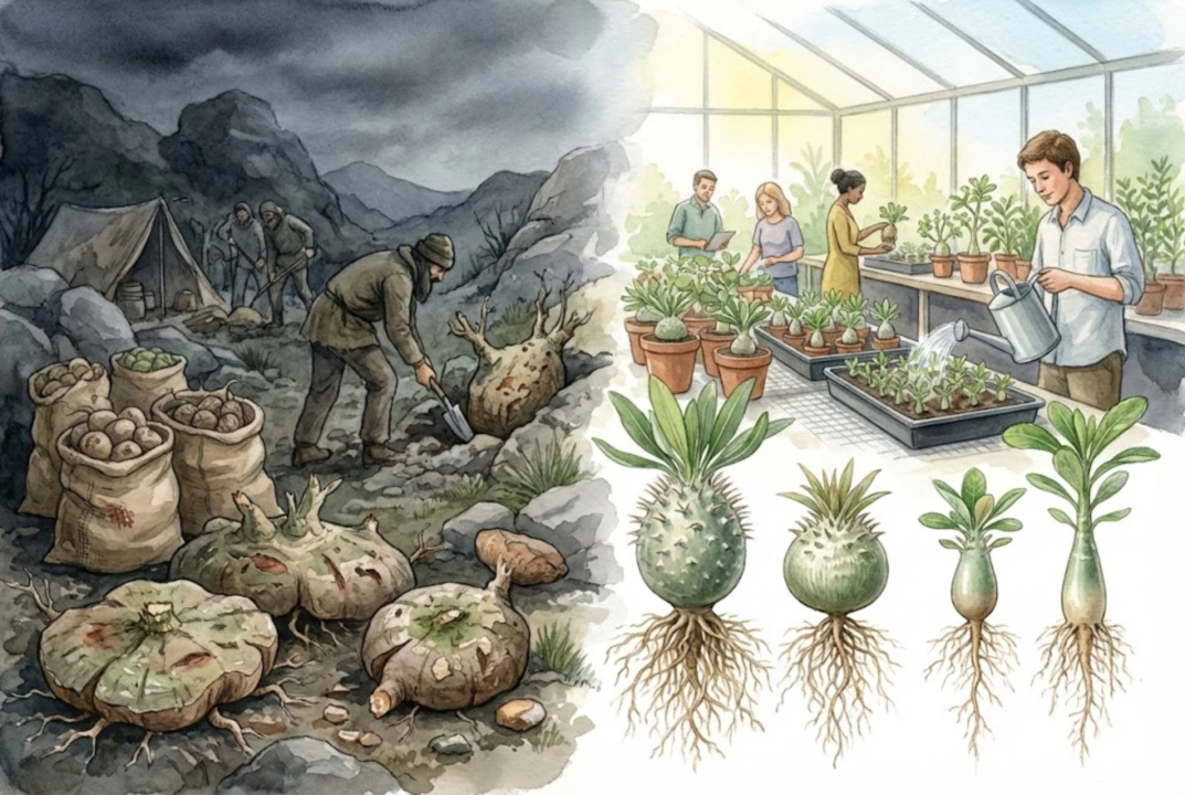 Wild-Collected vs. Nursery-Grown Caudex Plants: Identification Guide