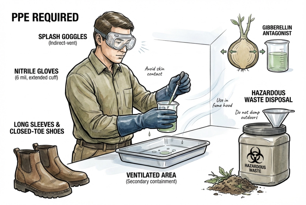 Protective clothing and containment considered for pesticide handling