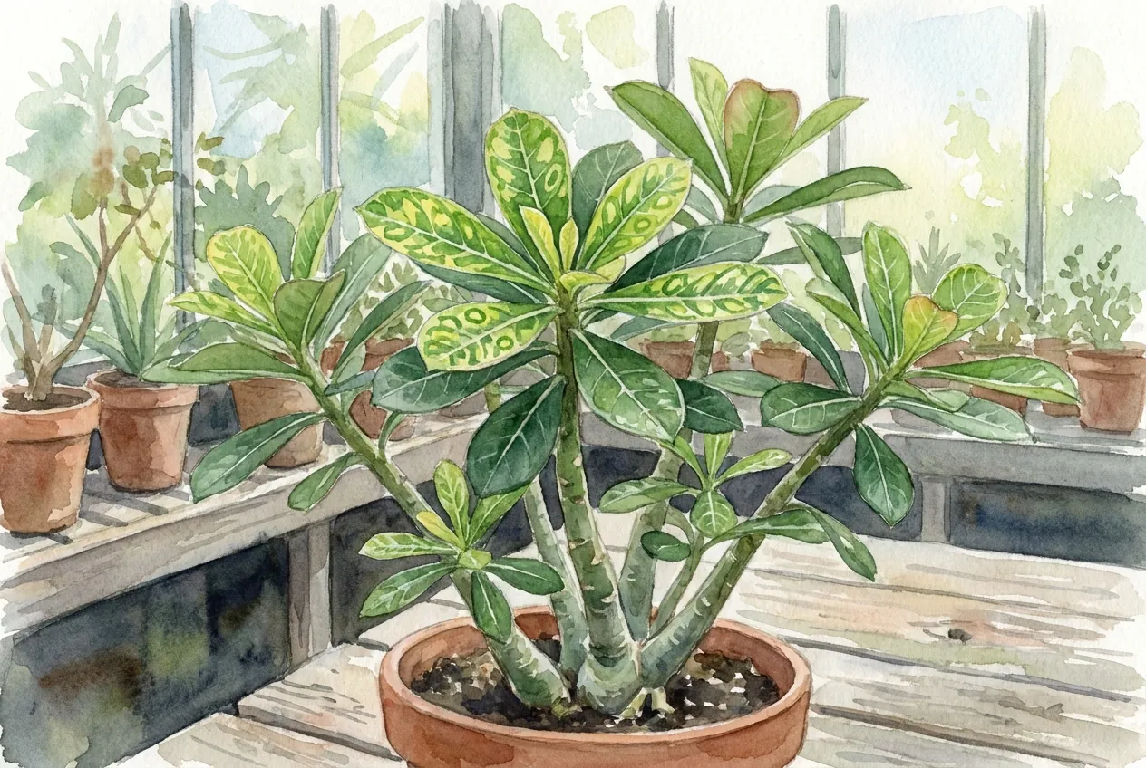 Adenium Cucumber Mosaic Virus: Field-ID and Triage