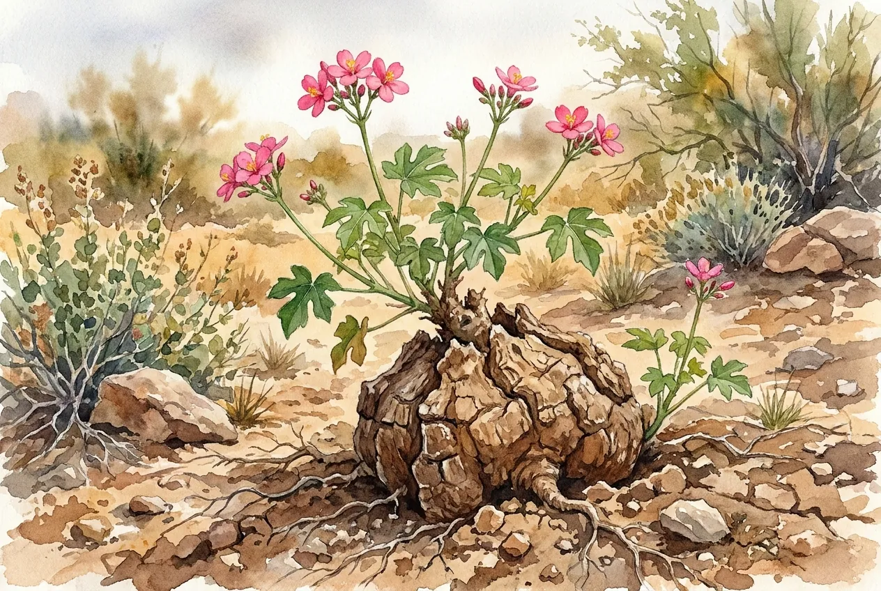 Jatropha Cathartica Caudex Care: Watering Without Rot