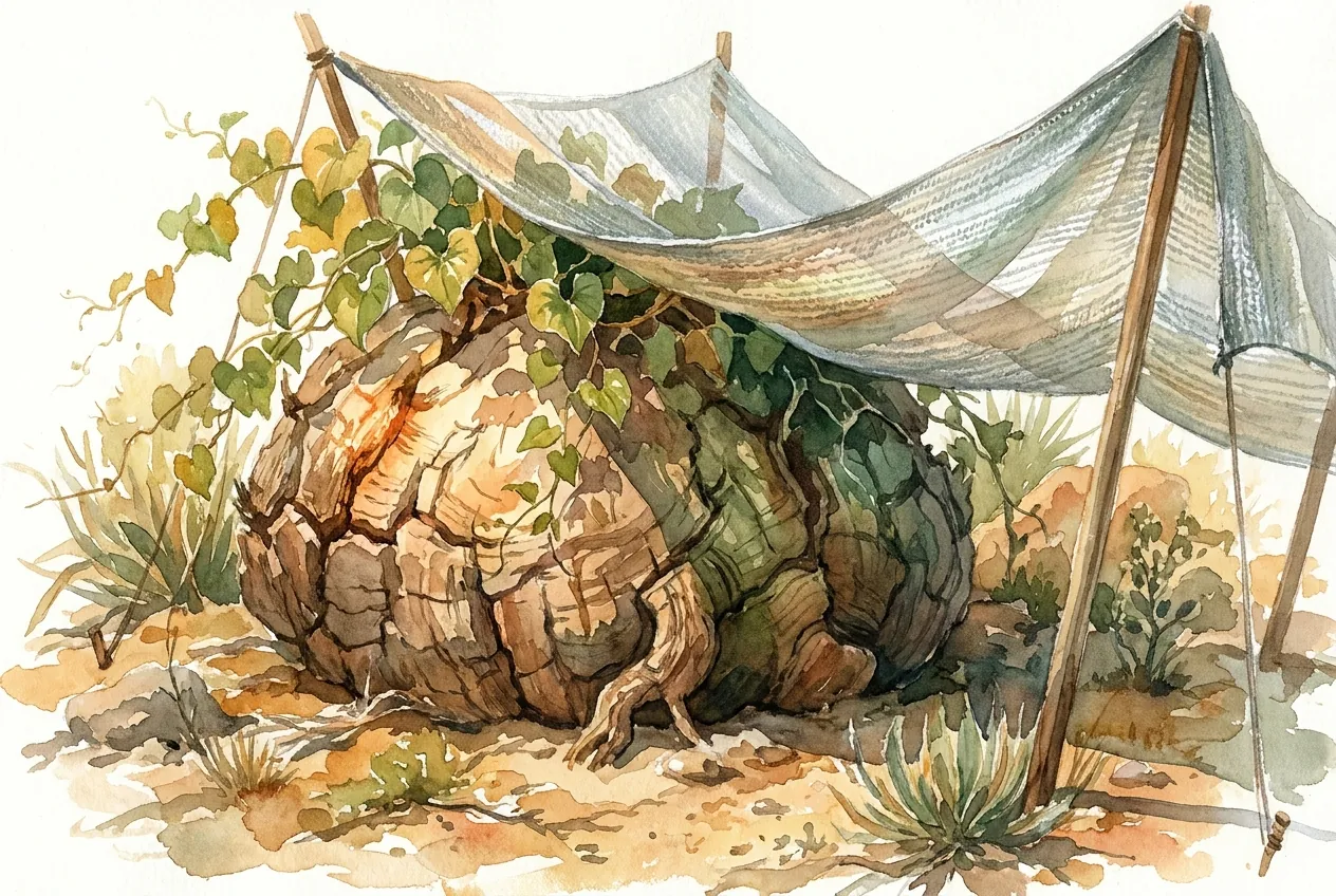 Shade Cloth for Caudex Plants: Percentage & Aluminet Guide