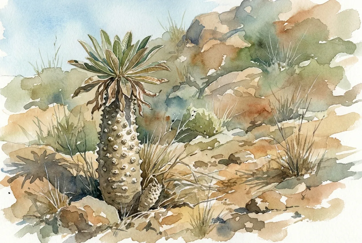 Pachypodium Watering by Growth State: Summer and Winter Patterns