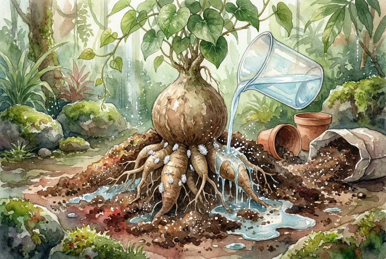 Root Mealybug Treatment for Caudex Plants