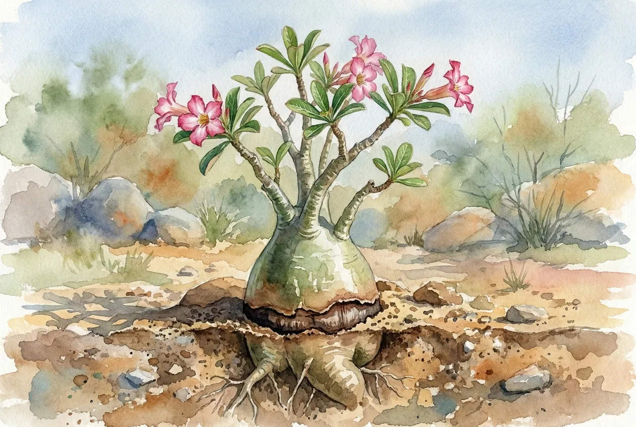 Adenium Basal Stem Rot: Diagnose Before You Cut