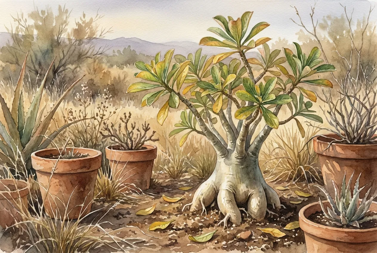 When to Stop Fertilizing Caudex Plants: A Climate- and Growth-Based Cutoff
