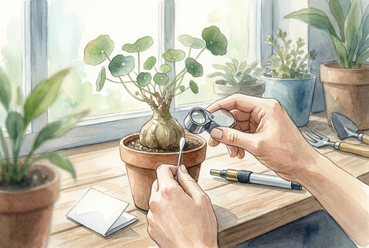 Bringing Caudex Plants Indoors: The 10-Minute Pest Gate