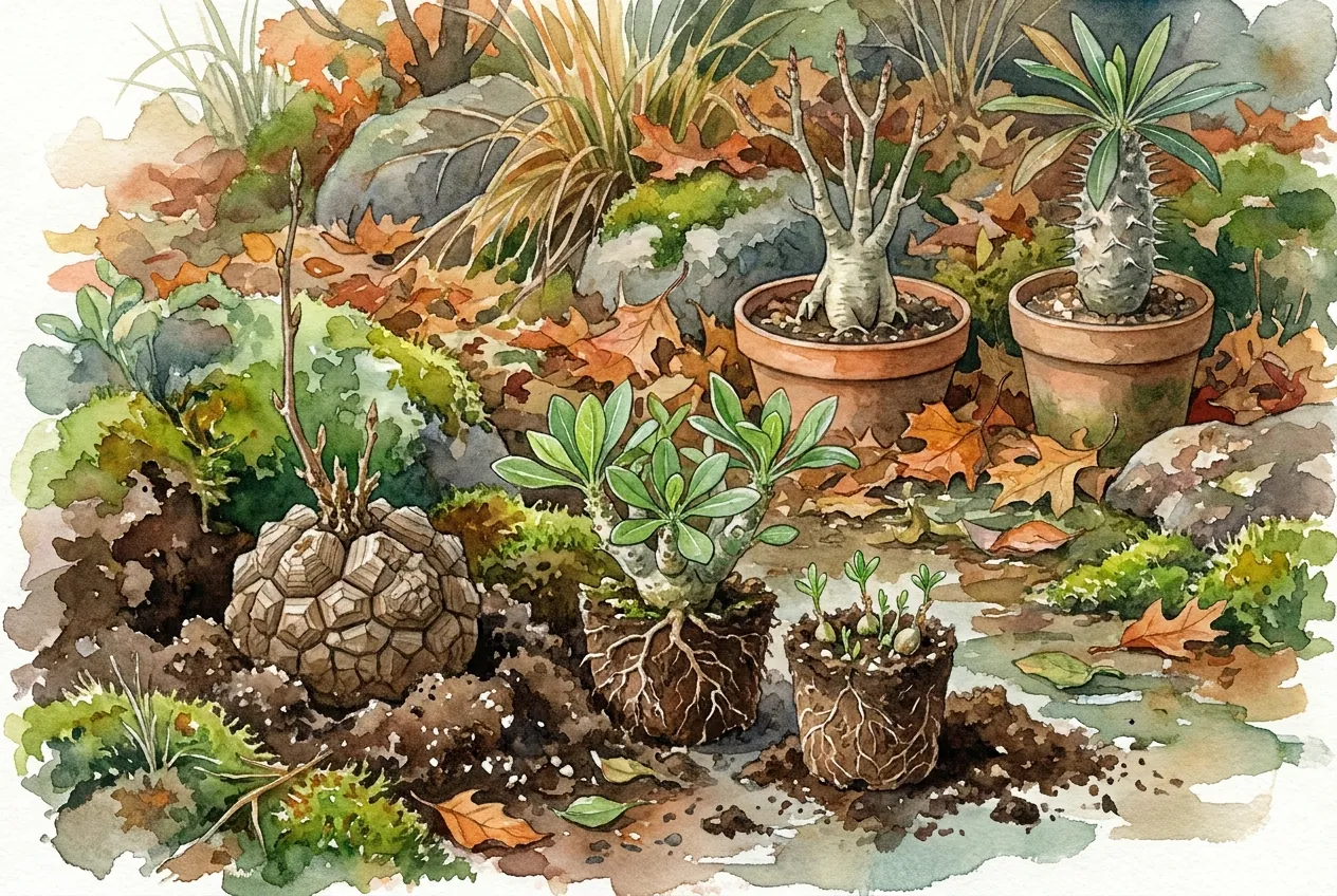 Can You Repot Caudex Plants in Fall? Wait for Late Dormancy